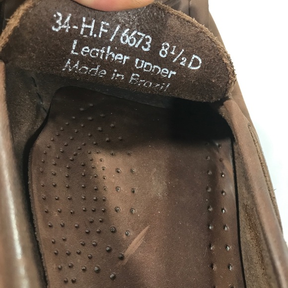 GH BASS Men's 8.5D Brown Loafers#A132 - Picture 6 of 7